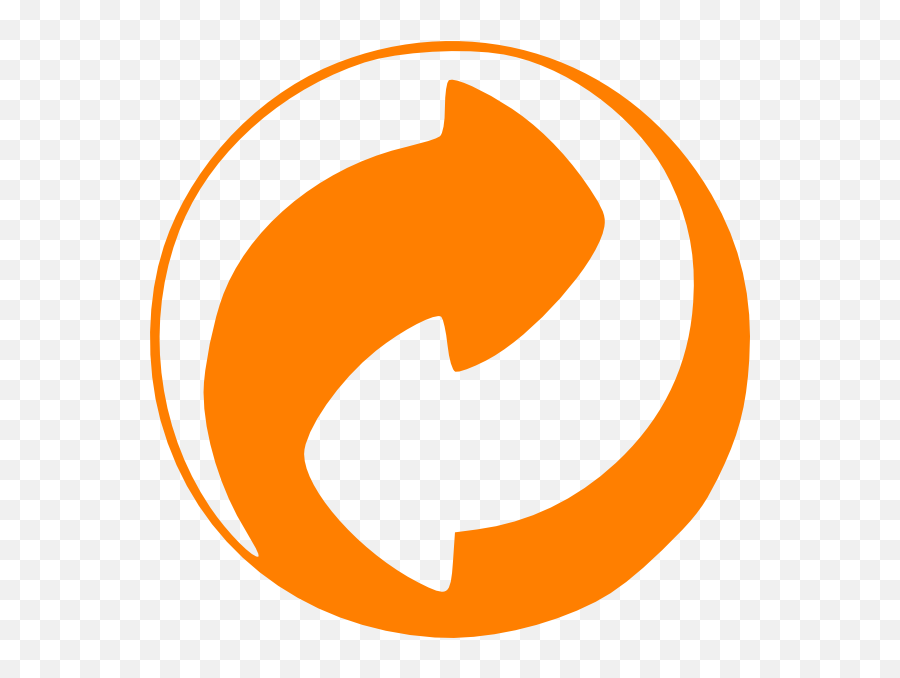 Clipart Arrow Orange Clipart Arrow Orange Transparent Free - Orange Transparent Arrow Circle Emoji,Gift Arrows Emoji