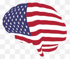 Ai Vector American Flag - American Flag With Brain Emoji,Usflag Emoji