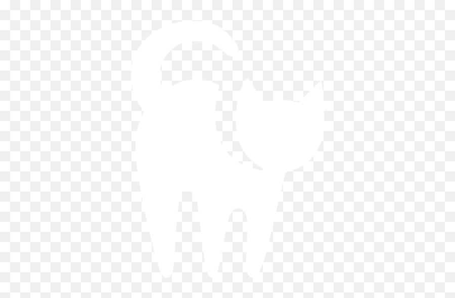 White Cat Icon - Free White Animal Icons Cat Icon White Png Emoji,Kitty Emoticon Facebook