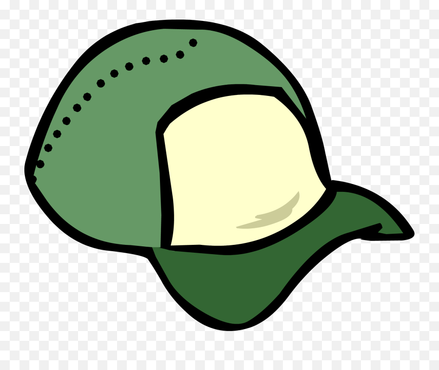 Green Ball Cap - Club Penguin Rewritten Cap Emoji,Emoji Cheats 44
