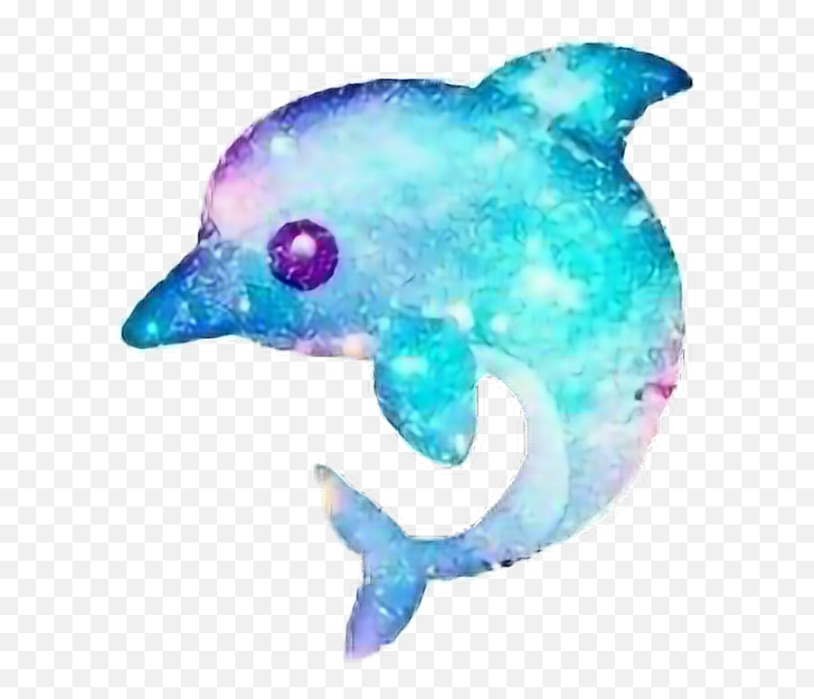 Dolphin Emoji Galaxy Tumblr Sticker - Cute Kawaii Dolphin Drawing,Dolphin Emoji