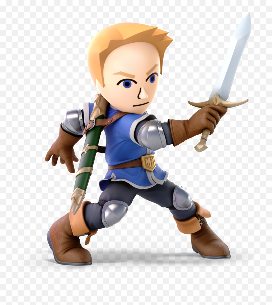 The Most Edited Mii Picsart - Super Smash Bros Ultimate Mii Swordfighter Emoji,Miitomo Emoticons