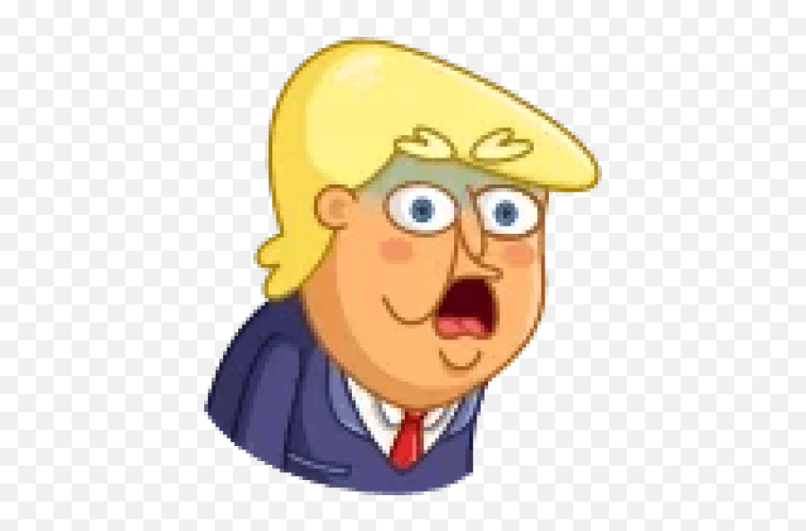 Sticker Maker - Trump Fictional Character Emoji,Trump Emoticon Text Art