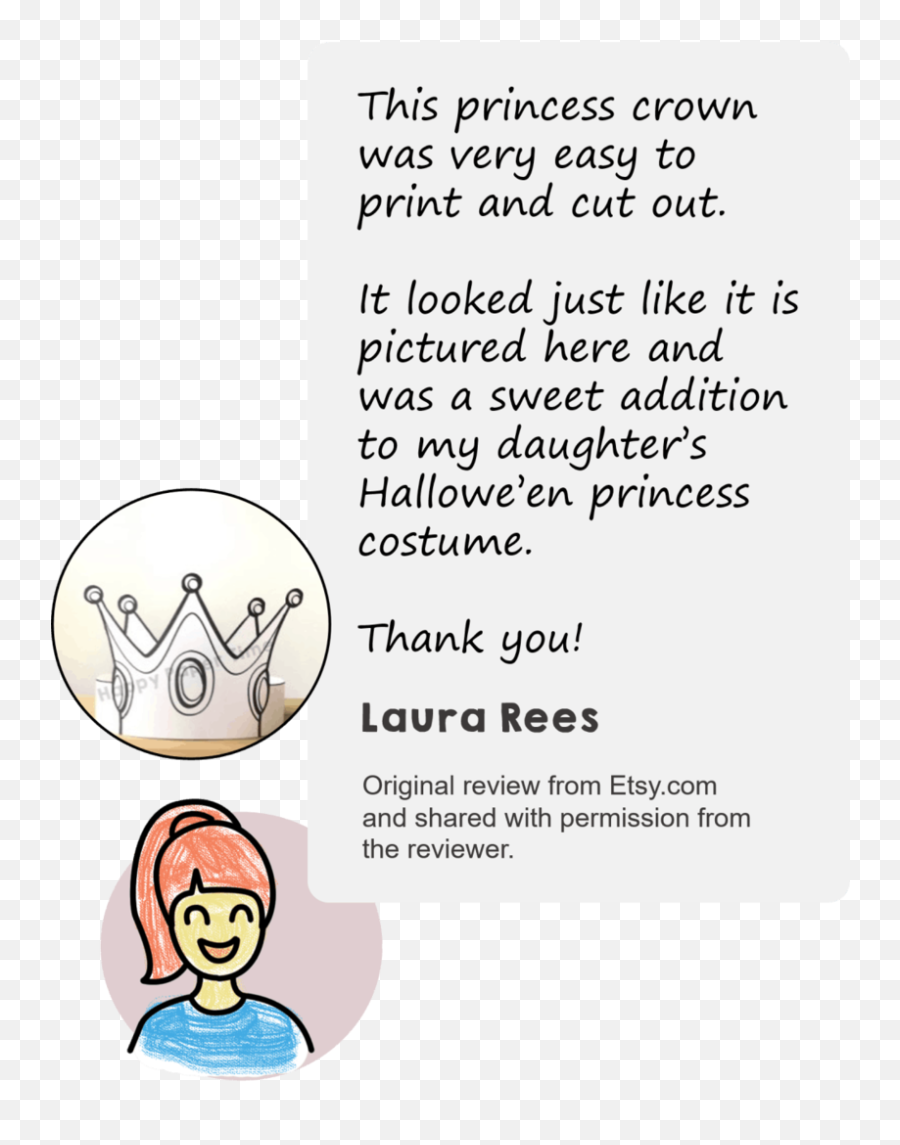 Princess Crown Paper Template - Printable Kids Crafts By Dot Emoji,Diy Emoticon Costume