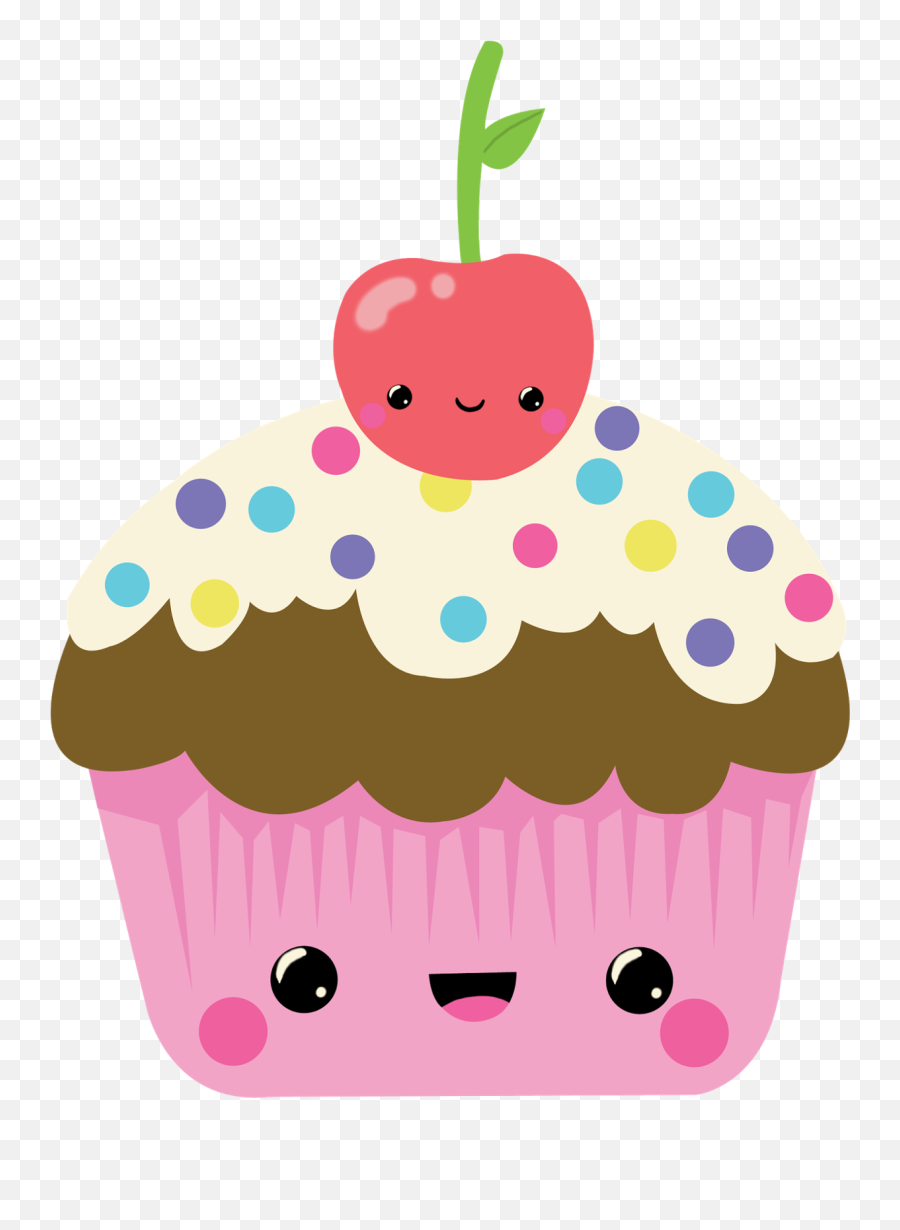 Cupcakes Clipart Unicorn Cupcakes Unicorn Transparent Free - Cupcake Kawaii Png Emoji,Where To Buy Emoji Cupcakes
