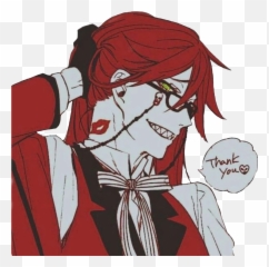 Grell Kuroshitsuji Sticker - Black Butler White Day Emoji,Grell Sutcliff Emojis