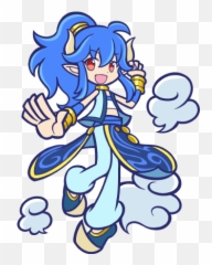 Puyo Puyo Video Game - Tv Tropes Puyo Puyo Tetris Character Renders Emoji,Anime Face Sweattdrop Text Emoticons
