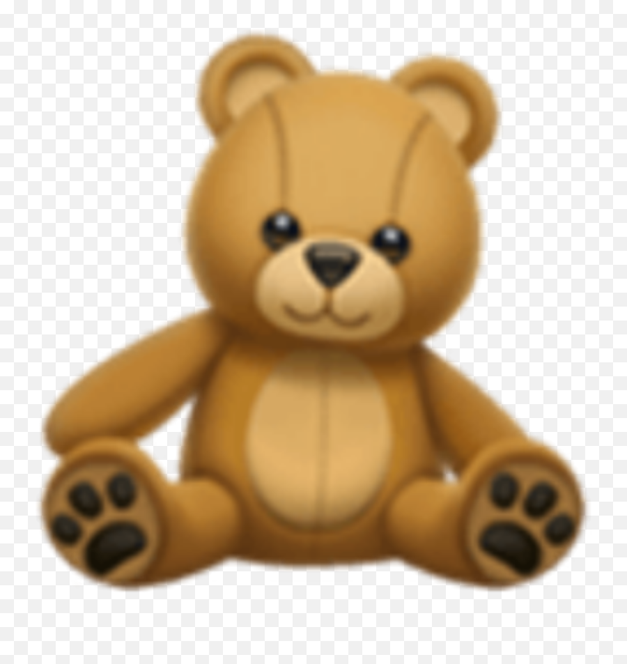 Teddy Bear Emoji Iphoneemoji Sticker - Iphone Teddy Bear Emoji,Bear Emoji