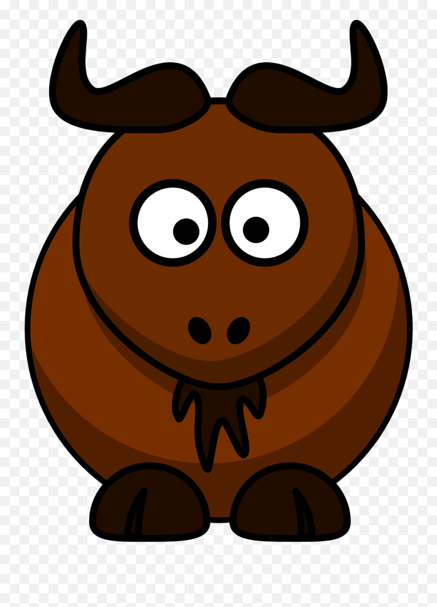 Goat Bison Buffalo Animal Transparent - Bison Clipart Transparent Emoji,Bison Emoji