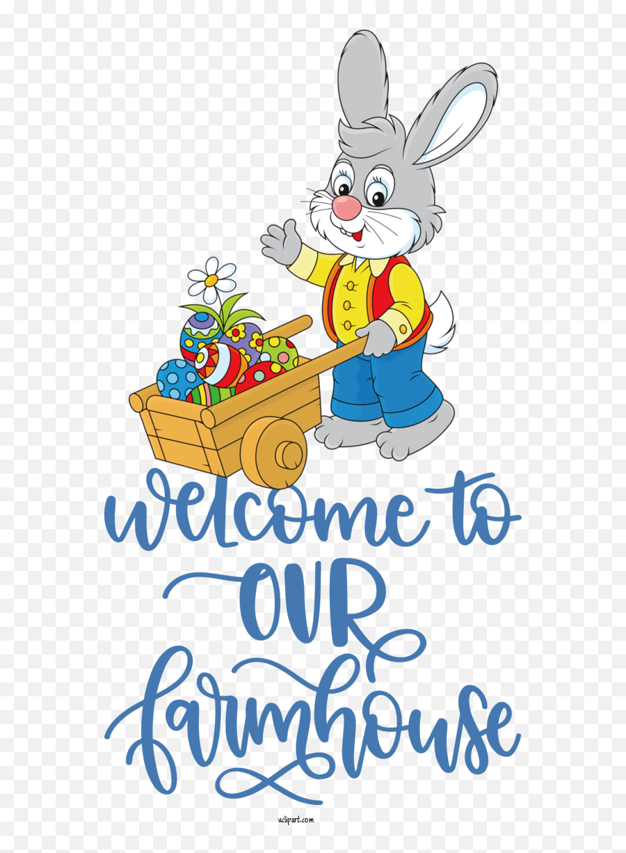 Buildings Easter Bunny Cartoon Text For - Easter Bunny Cartoon Transparent Hd Emoji,Rabbit Head Emoticon
