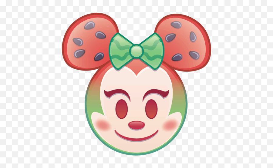Watermelon Minnie - Disney Emoji Blitz Watermelon Minnie,Mickey Minnie Mouse Emoticon