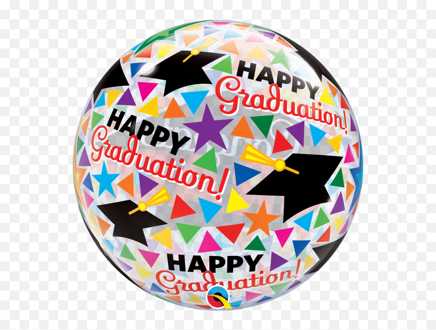 Graduation Congrats Grad Hat Triangles Bubbles Balloon - Balloon Emoji,Graduation Hat Emoji