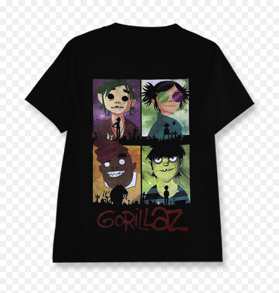 Remera Gorillaz - Comprar En Lerolero Store Humanz Gorillaz Merch Emoji,Lero Lero Emoji