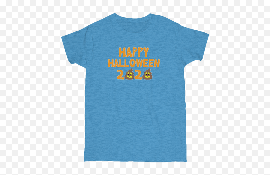 Happy Halloween 2020 With Poop Emoji Storefrontier - Short Sleeve,Colorful Emojis For Printing