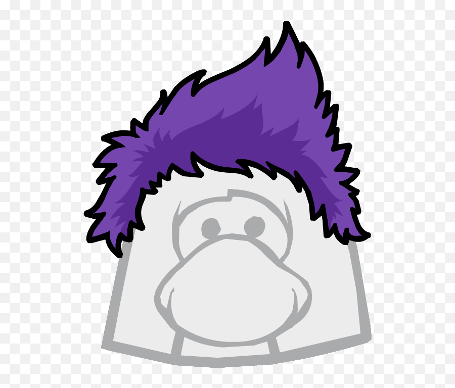 Categorypurple Wigs Club Penguin Wiki Fandom Emoji,Emojis Monkey With Wig