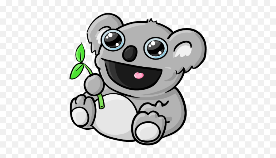Cartoon Koala Face - Clipart Best Emoji,How To Draw A Koala Emoticon