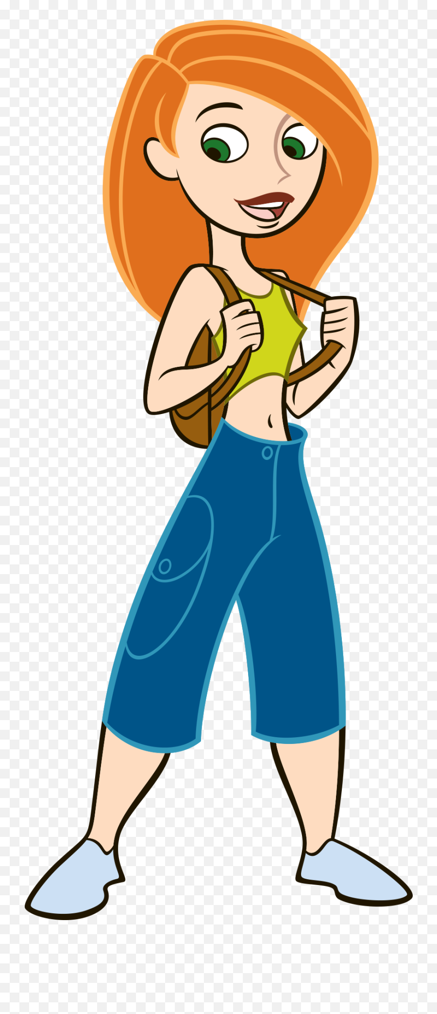 Kim Possible Sticker Book Disney Lol Emoji,Girl Standing Up Emoji