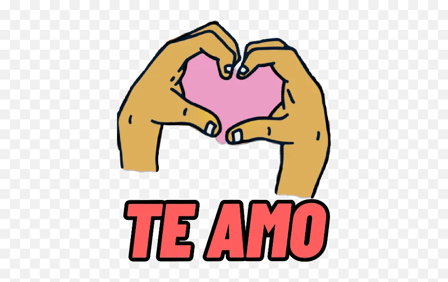 Amor Love Stickers For Whatsapp And Signal Makeprivacystick Emoji,Emoticon Te Amo