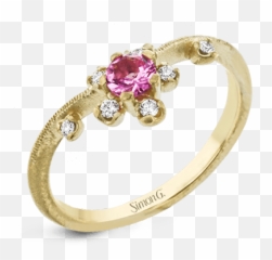 18k White Gold Gemstone Fashion Ring Emoji,7 Emotion Rings