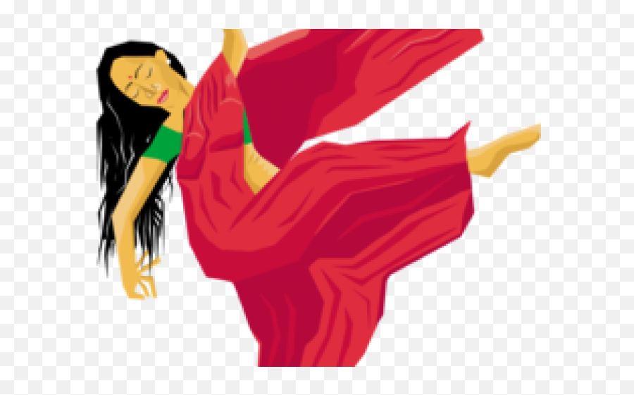 Dancing Clipart Indian Dance - Indian Lady Dancing Clipart Indian Dance Clipart Gif Emoji,Salsa Lady Emoji