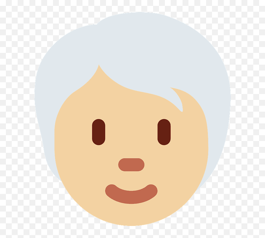 Peau Moyennement Claire Et Cheveux - Happy Emoji,Emoji Adulte