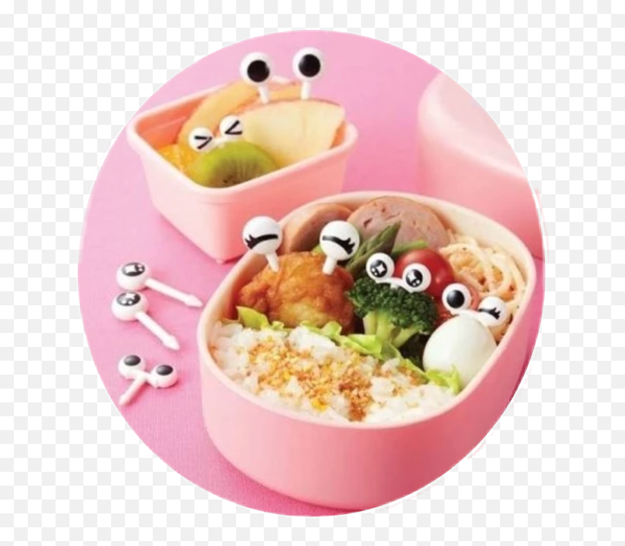 Lunch Box Sticker Challenge - Bento Box Kids Eyes Emoji,Bento Box Emoji