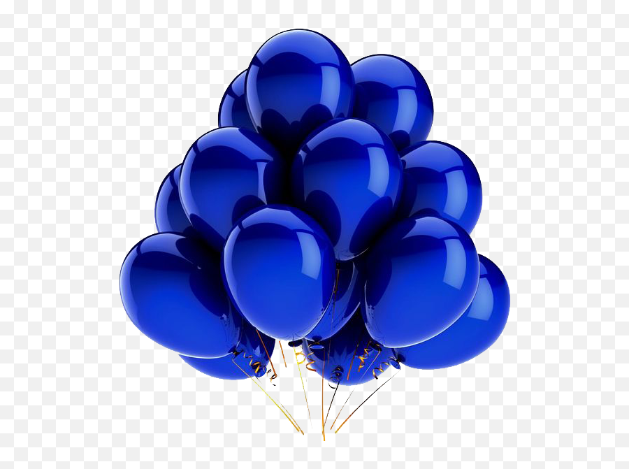 64 Balloons Pngu0027s Ideas Balloons Transparent Background - Blue Balloons Emoji,Emoji Balloons Wholesale