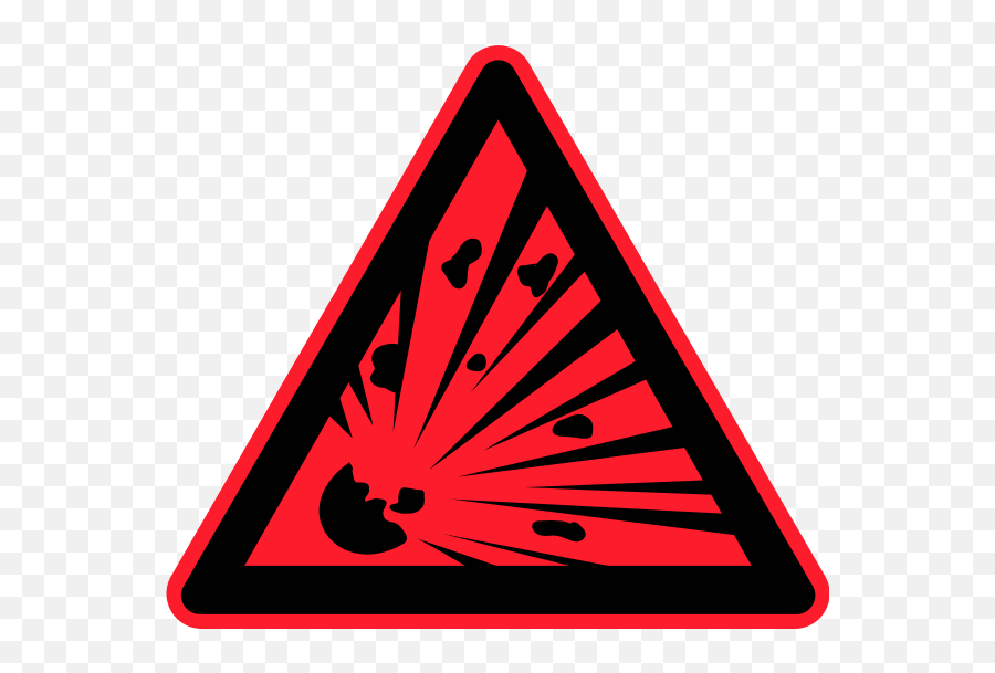 Hazardous Waste Symbol Clip Art Clipart - Explosion Risk Emoji,Hazard Symbol Emoji