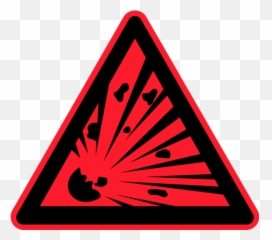 Hazardous Waste Symbol Clip Art Clipart - Explosion Risk Emoji,Hazard Symbol Emoji