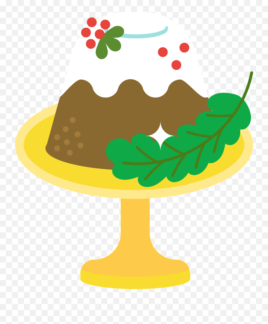 Christmas Pudding Clipart Free Download Transparent Png - Dish Emoji,Christmas Emoji Clipart