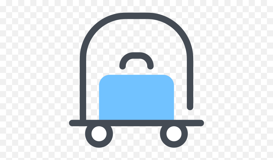 Luggage Trolley Icon - Chariot Bagage Icone Png Emoji,Trolley Emoji