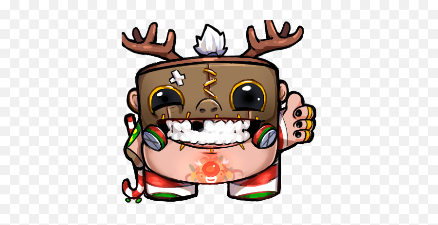 Insane Rudolph Hog Blood Trail Emote - Blood Trail Twitch Png Emoji,Bloodtrail Twitch Emoticon