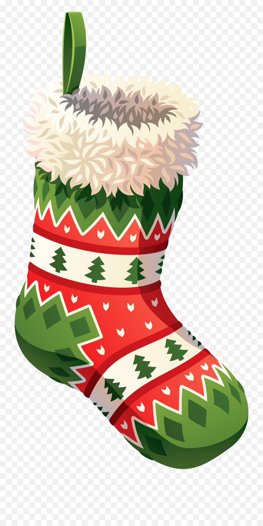 Christmas Stockings Clip Art - Socks Png Download 3389 Transparent Christmas Socks Png Emoji,Socks Emoji Png
