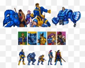 X - Men Sprites Puppu0027s Free Stuff X Men Sprites Emoji,Doo Doom Chit Emoticon