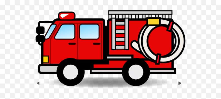 Fire Truck Clipart Emoji Fire - Fire Car Png Emoji Fire Truck Png Clipart,Fire Emoji