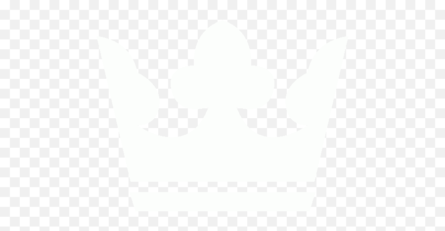 White Crown 2 Icon - Crown Symbol Png White Emoji,Crown Emoticon In Text