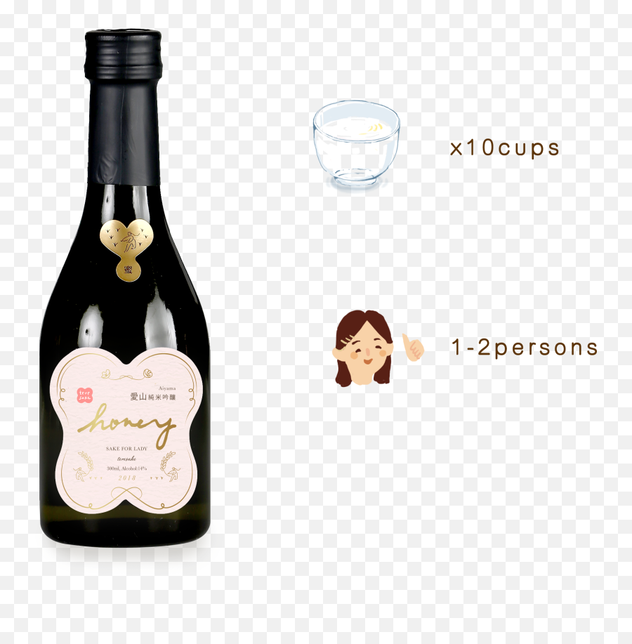 Junmai - Barware Emoji,Emojis Wine Lady