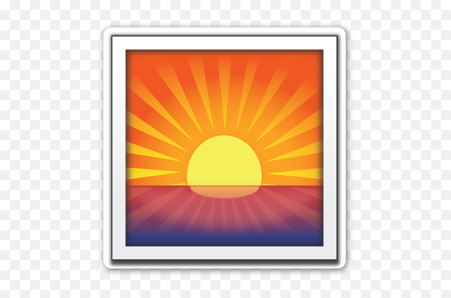 Sunrise Emoji Stickers Sunrise Emoji - Sunset Emoji Transparent Background,Firework Emoji