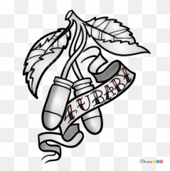 How To Draw Ammunition Tattoo Criminal - Tattoo Jail Transparent Png Emoji,Art Emoji Tattoo