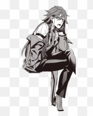 Grell Grell Kuroshitsuji Sticker - Grell Sutcliff Manga Emoji,Grell Sutcliff Emojis