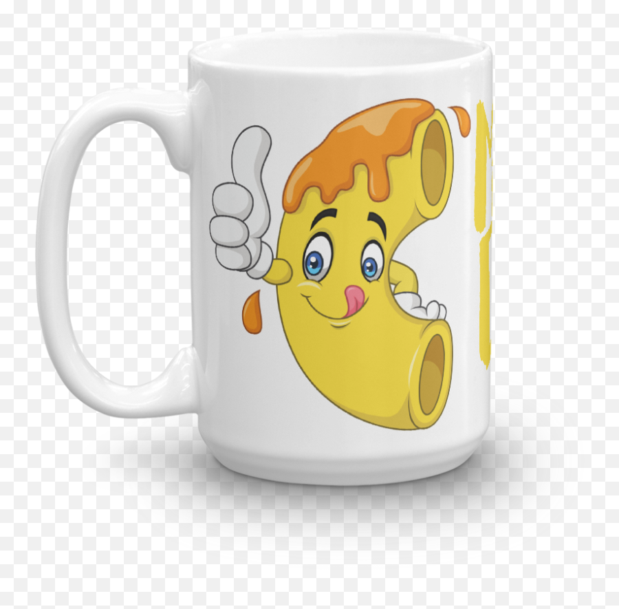 Mac U0027n Cheese Character Coffee Mug - Mug Emoji,Emoticon For Coffee