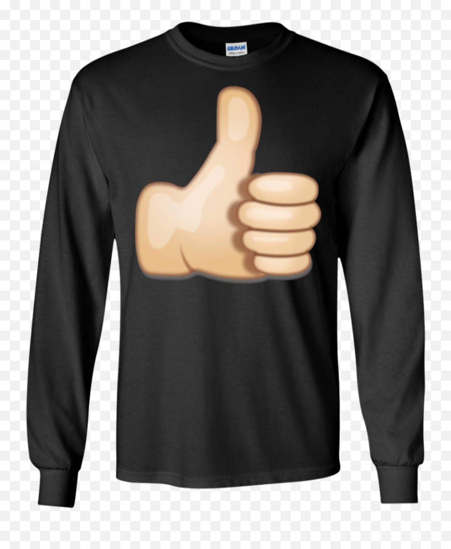 Thumbs Up Emoji Apparel - Long Sleeve,Thumbs Up Emoji Png