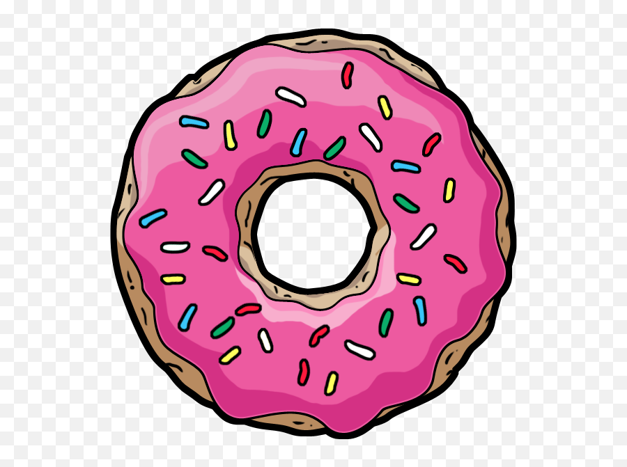 Donut Png Free Download U2013 Png Lux - Donut Png Emoji,Homer Simpson Emojis