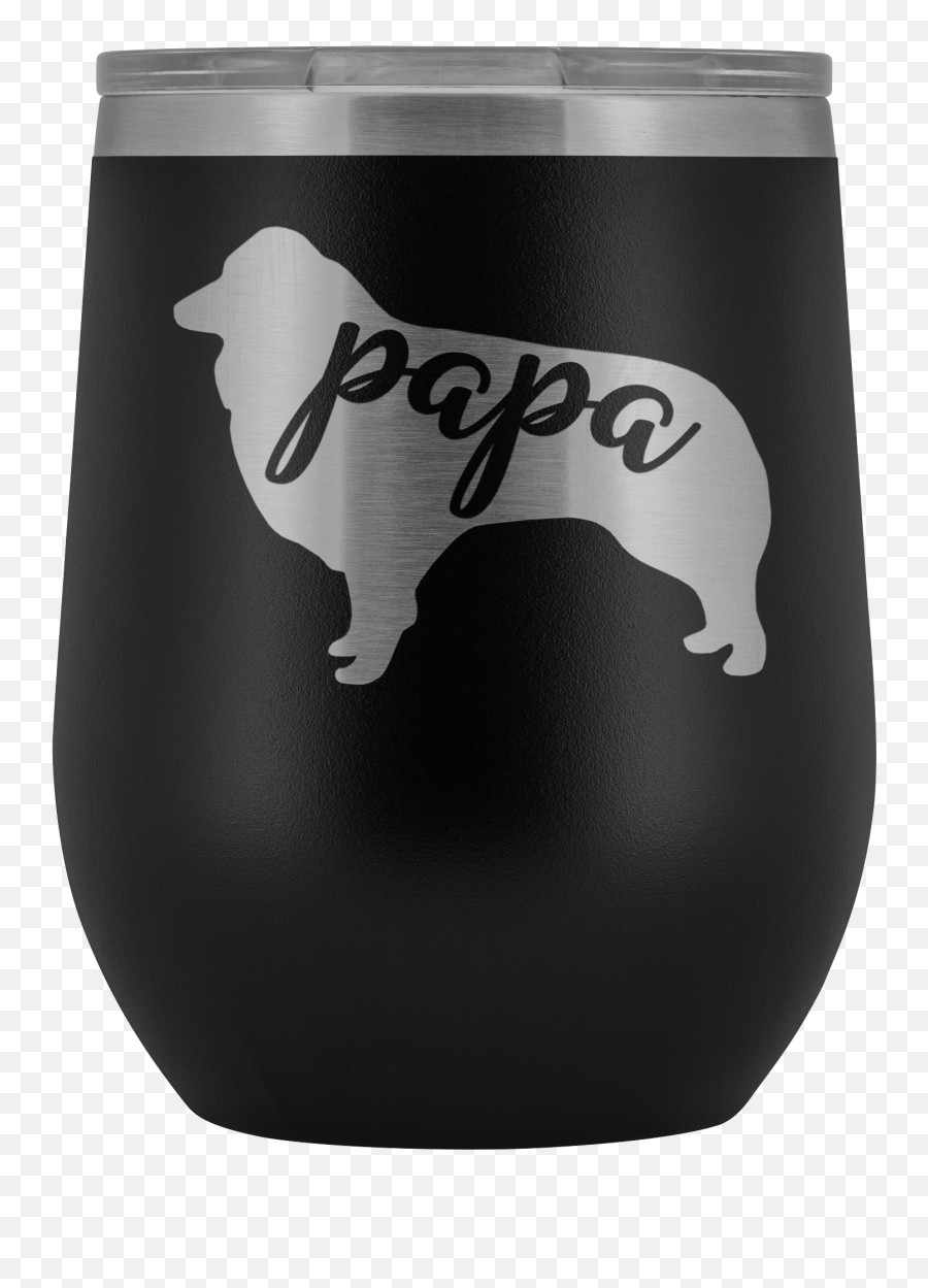 Australian Shepherd Wine Tumbler Travel Cup Dog Mom Fur Dad Emoji,Emoji Poem For A Birthday