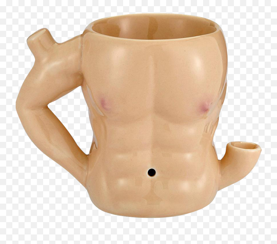 Six Pack Stud Ceramic Coffee Mug Pipe - Egg Cup Emoji,Coffee Emoji Facebook