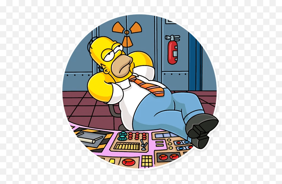 Homer Simpson Sticker - Telegram Stickers Homer Jay Simpson Emoji,Homer Simpson Bottling Up His Emotions