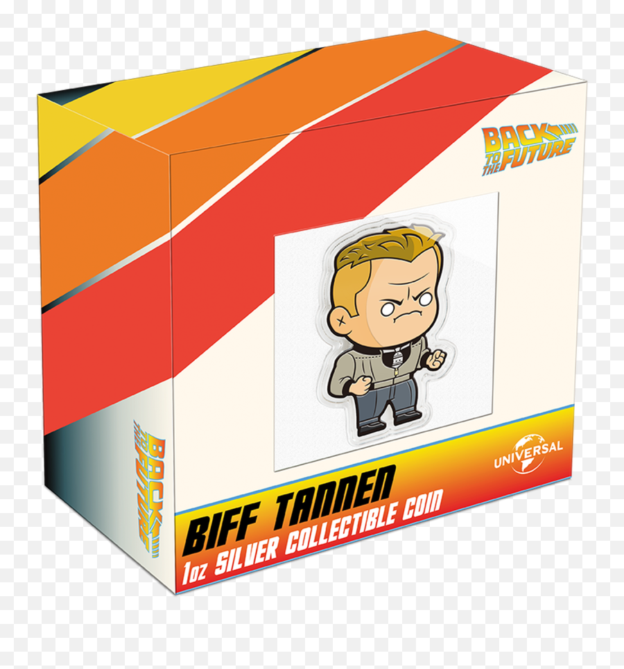 2021 Back To The Future 1oz Biff Tannen - Back To The Future 2021 Silver Emoji,Biff Tannen Emoticon