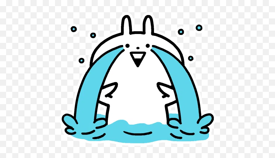 Usagyuuun Sticker Pack - Stickers Cloud Crazy Happy Bunny Gif Emoji,Emojis Whatsapp Vaca