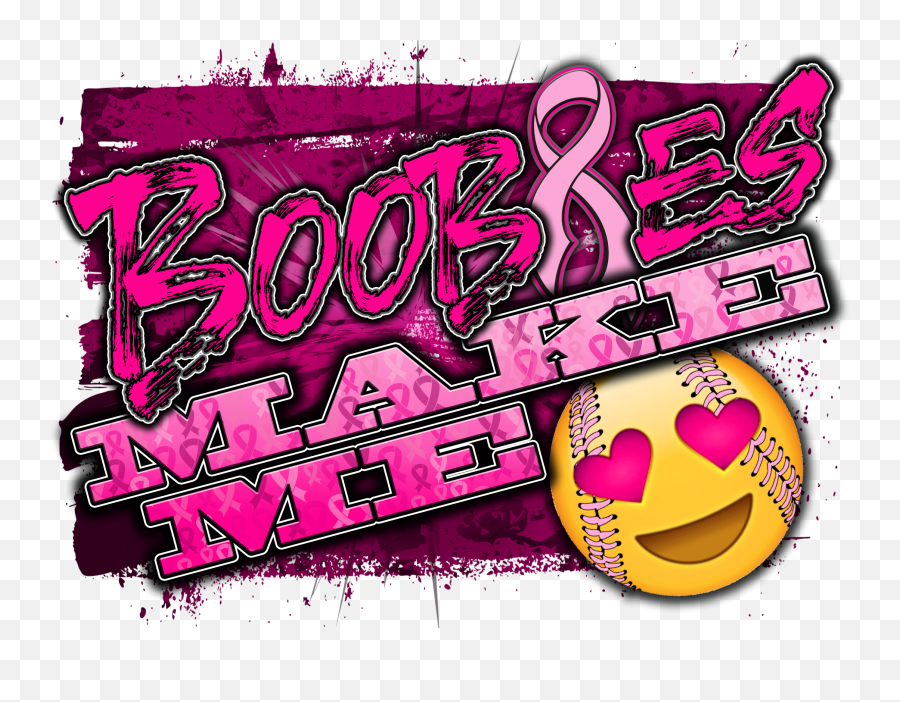 Custom Breast Cancer Awareness Jersey - Happy Emoji,Emoticon With Boobies