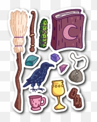 Wicca Doodles Sticker Doodles Kawaii Doodles Doodle - Wicca Stickers Emoji,.i. Emoticon